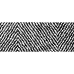 Skriver Collection - Måtteløber - Herringbone - grå - 85x300 cm