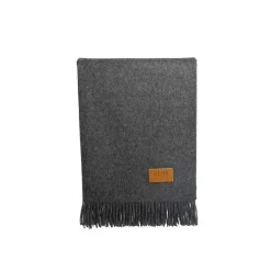 Skriver Collection - Plaid - Baby Alpaca - Mørkegrå - 135x200 cm