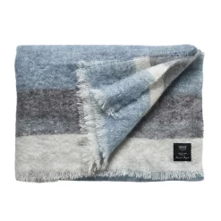 Skriver Collection - Plaid - Nanna Ditzel - blue/grey - 140x190 cm