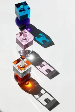 Specktrum - Lysestage - Couple - Amber/Klar