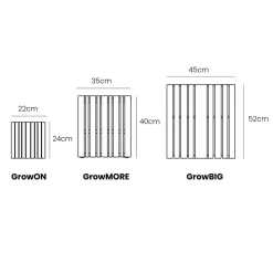 SQUARELY COPENHAGEN - Plantekasse - GrowMORE - Sort Ask