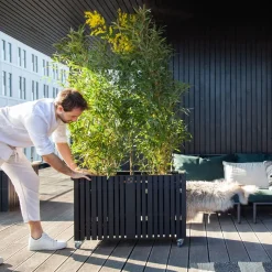 SQUARELY COPENHAGEN - Plantekasse - GrowLARGE - Sort Ask