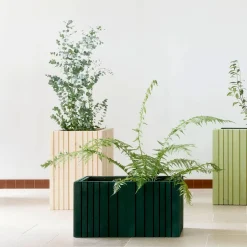 SQUARELY COPENHAGEN - Plantekasse - Unfold SQUARE TALL - Sort - 47 x 52 x 70cm