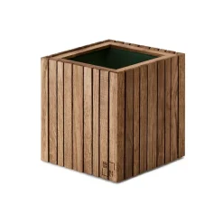 SQUARELY COPENHAGEN - Plantekasse - GrowON - Mørk Eg - 22 x 22 x 24 cm