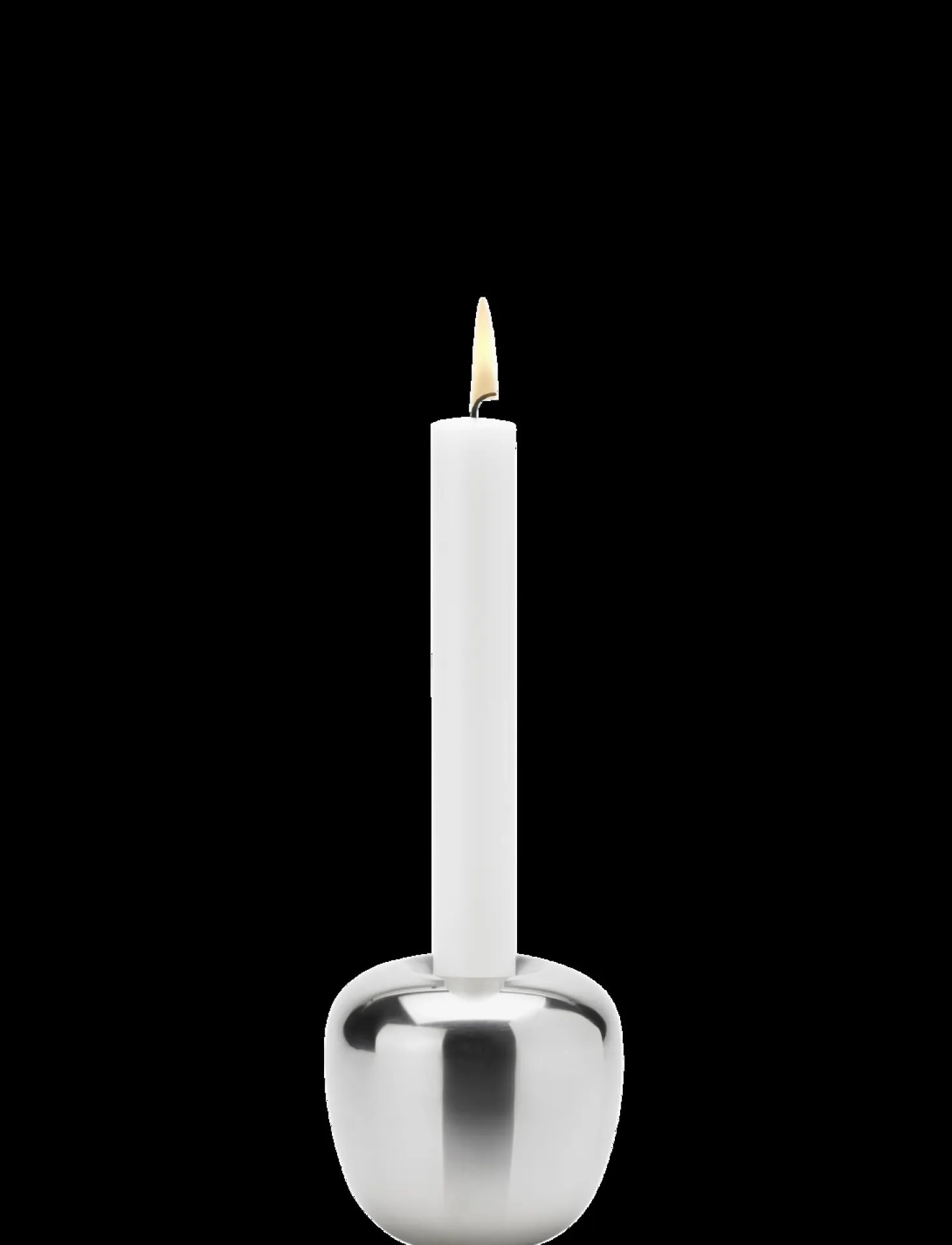 Stelton - Ora lysestage H 8 cm steel