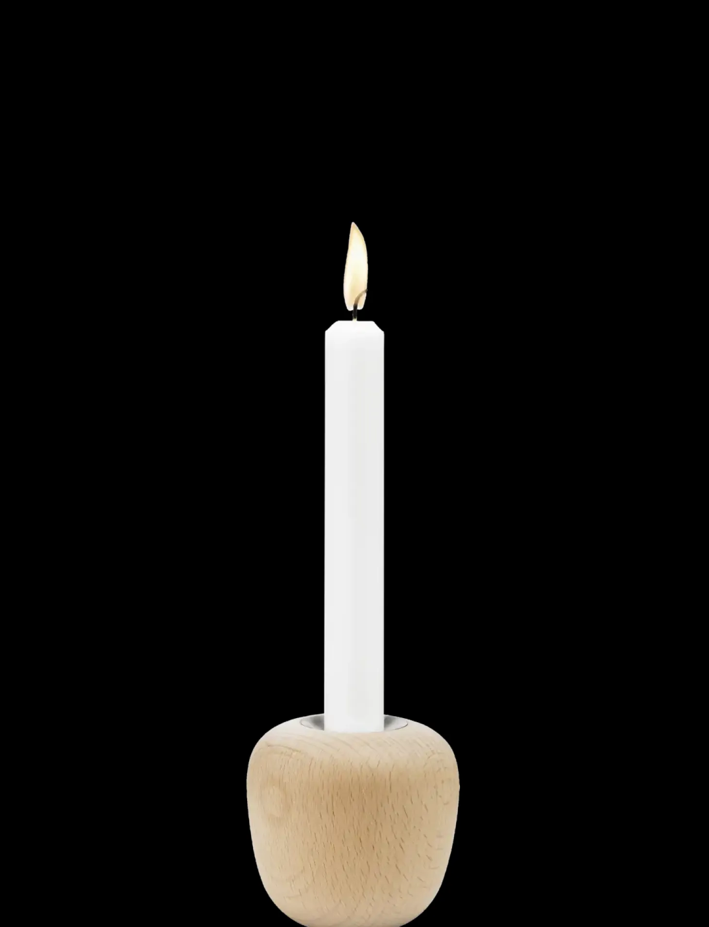 Stelton - Ora lysestage H 8 cm steel