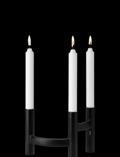 Stelton - Ora trearmet lysestage black