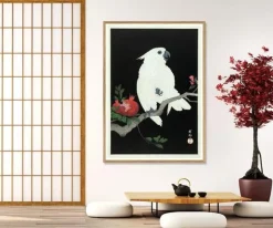 The Dybdahl - Plakat 30x40 cm. - Cockatoo & Pomegranate - Papir