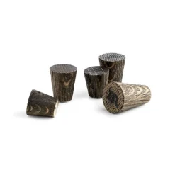 The Oak Men - Opslagstavle magneter - sæt med 5 stk. Mørk eg