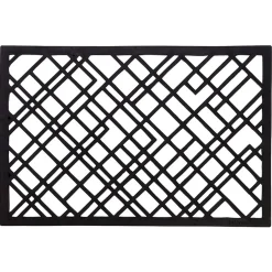 Tica Copenhagen - Dørmåtte - Lines design - Gummi - Large