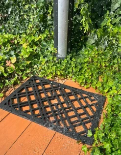 Tica Copenhagen - Dørmåtte - Lines design - Gummi - 40x60 cm