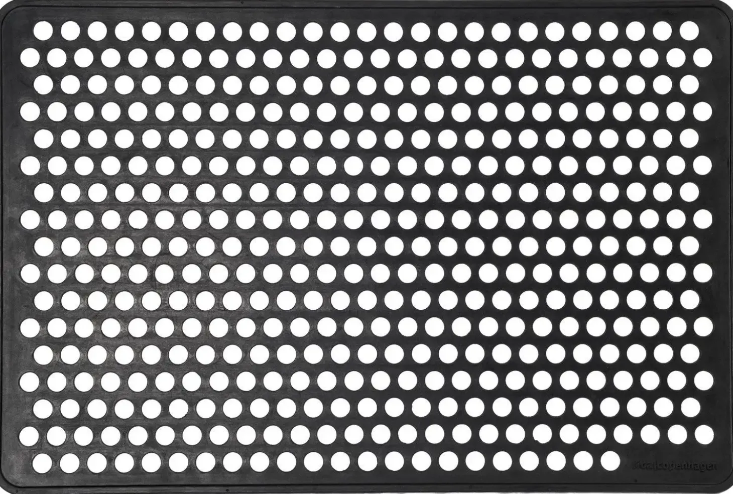 Tica Copenhagen - Dørmåtte - Dot design - Gummi - Large