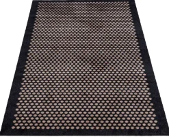 Tica Copenhagen - Løber - Dots - Sort/sand - 90x200 cm