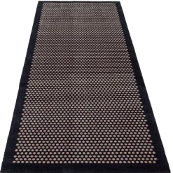 Tica Copenhagen - Løber - Dot - Sort/Sand - 100x300 cm