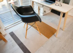 Tica Copenhagen - Løber - Stripes Horizon - Ivory-Dijon-Brown - 90x200 cm