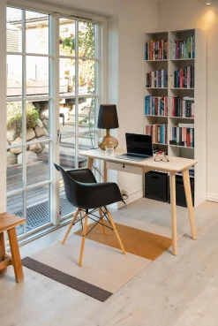 Tica Copenhagen - Løber - Stripes Horizon - Ivory-Dijon-Brown - 90x200 cm