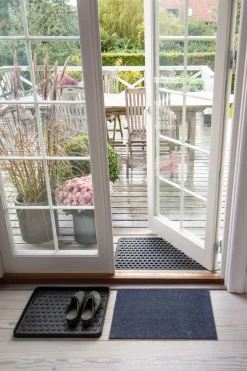 Tica Copenhagen - Smudsmåtte - Ensfarvet - Grå - 40x60 cm