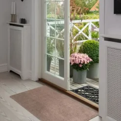 Tica Copenhagen - Smudsmåtte - Ensfarvet - Sand/beige - 67x120 cm