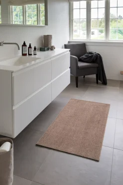 Tica Copenhagen - Smudsmåtte - Ensfarvet - Sand/beige - 67x120 cm