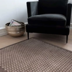 Tica Copenhagen - Smudsmåtte - Dots - Sand - 90x130 cm