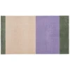 Tica Copenhagen - Smudsmåtte - Stripes Horizon - Lilla/Ivory/Grøn - 40x60 cm
