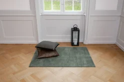 Tica Copenhagen - Smudsmåtte - Ensfarvet - Dusty green/støvet grøn - 90x130 cm