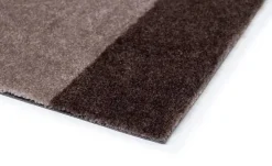 Tica Copenhagen - Smudsmåtte - Stripes Horizon - Sand/Brun - 90x130 cm