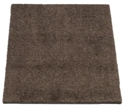 Tica Copenhagen - Smudsmåtte - Ensfarvet - Mørkebrun - 67x120 cm