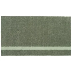 Tica Copenhagen - Smudsmåtte - Stripes Vertical - Lysegrøn/Støvet - 40x60 cm