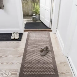 Tica Copenhagen - Smudsmåtte - Dots - Sand/beige - 67x200 cm