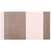 Tica Copenhagen - Smudsmåtte - Stripes Horizon - Sand/Lyserød - 90x200 cm