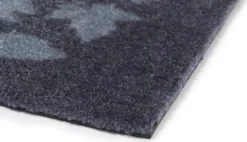 Tica Copenhagen - Smudsmåtte - Leaves - Grå - 67x200 cm