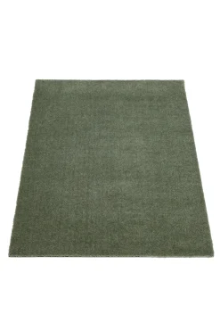 Tica Copenhagen - Smudsmåtte - Ensfarvet - Dusty green/støvet grøn - 60x90 cm