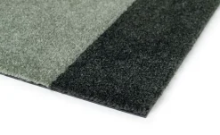 Tica Copenhagen - Smudsmåtte - Stripes Horizon - Lysegrøn/Støvet/Mørkegrøn - 40x60 cm