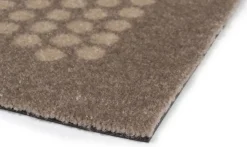 Tica Copenhagen - Smudsmåtte - Dots - Sand/beige - 67x120 cm