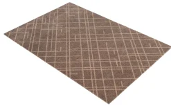 Tica Copenhagen - Smudsmåtte - Lines - Sand/beige - 90x130 cm