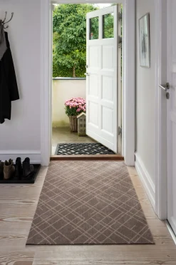 Tica Copenhagen - Smudsmåtte - Lines - Sand/beige - 90x130 cm