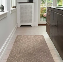 Tica Copenhagen - Smudsmåtte - Lines - Sand/beige - 90x130 cm