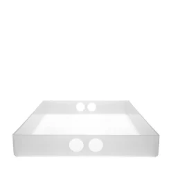 Tray bakke i hvid fra Neon Living (lille) - hvid (21 x 29 cm)