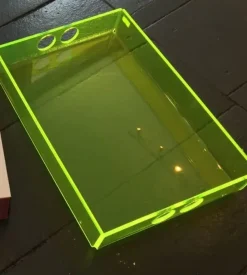 Tray bakke i neon gul fra Neon Living (lille) - neonyellow (21 x 29 cm)