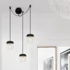 Umage - Baldakin til 3 pendellamper - Cannonball sort cluster 3