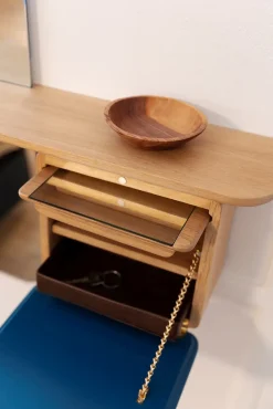 Umage - Entrespejl - One More Look - Hvid og Eg