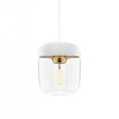 Umage - Lampe - Acorn - Hvid/børstet messing