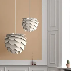 Umage - Lampeskærm - Aluvia Pendel - Pearl White - Medium