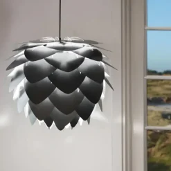 Umage - Lampeskærm - Aluvia Pendel - Anthracite grey - Medium Ø59 cm