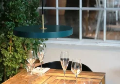 Umage - Pendel - Asteria - Sort top - Forest green - Medium Ø43 cm