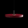Umage - Pendel - Asteria - Sort top - Ruby red - Mini Ø31 cm
