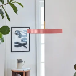 Umage - Pendel - Asteria - Sort top - Nuance rose - Mini Ø31 cm