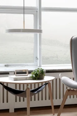 Umage - Pendel - Asteria - Ståltop/Hvid - Pearl white - Mini Ø31 cm