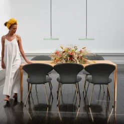 Umage - Pendel - Asteria - Sort top - Nuance olive - Mini Ø31 cm